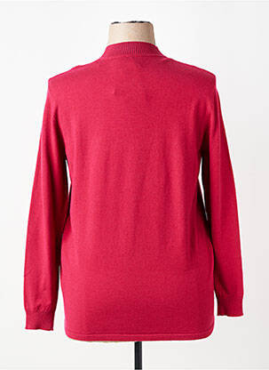 Pull coupe cintrée manches longues rose BARBARA LEBEK femme