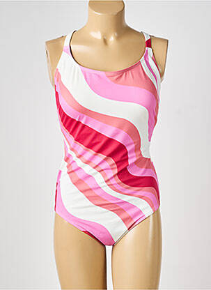 Maillot de bain 1 pièce imprimé fantaisie rose TRIUMPH femme