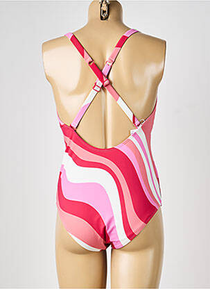 Maillot de bain 1 pièce imprimé fantaisie rose TRIUMPH femme
