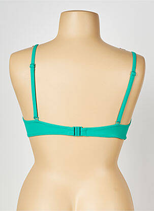 Haut de maillot de bain bretelles élastiquées vert TRIUMPH femme