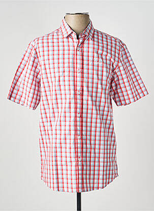 Chemise manches courtes poches rouge LEE COOPER homme