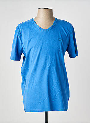 T-shirt coupe droite manches courtes bleu LEE COOPER homme