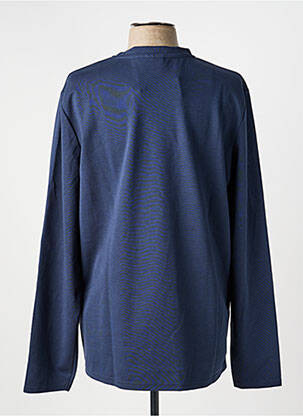 T-shirt stretch manches longues bleu LEE COOPER homme