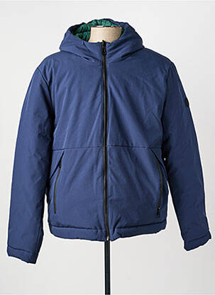Doudoune manches longues a capuche bleu LEE COOPER homme