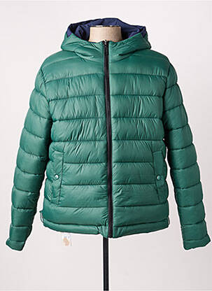 Doudoune manches longues a capuche bleu LEE COOPER homme