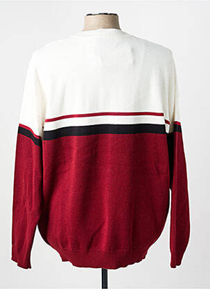 Pull col rond manches longues rouge LEE COOPER homme