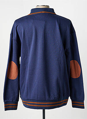 Pull col polo manches longues bleu LEE COOPER homme