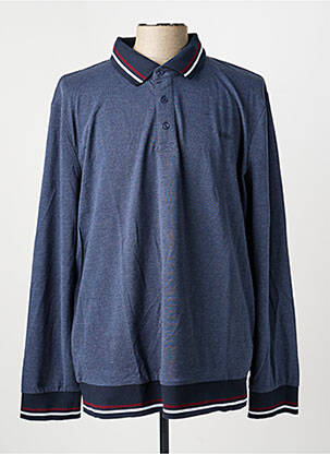 Polo manches longues manches longues bleu LEE COOPER homme
