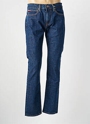 Jeans coupe droite fermeture zippée sous rabat boutonné bleu LEE COOPER homme