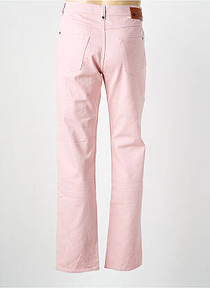 Pantalon chino fermeture zippée sous rabat boutonné rose LEE COOPER homme