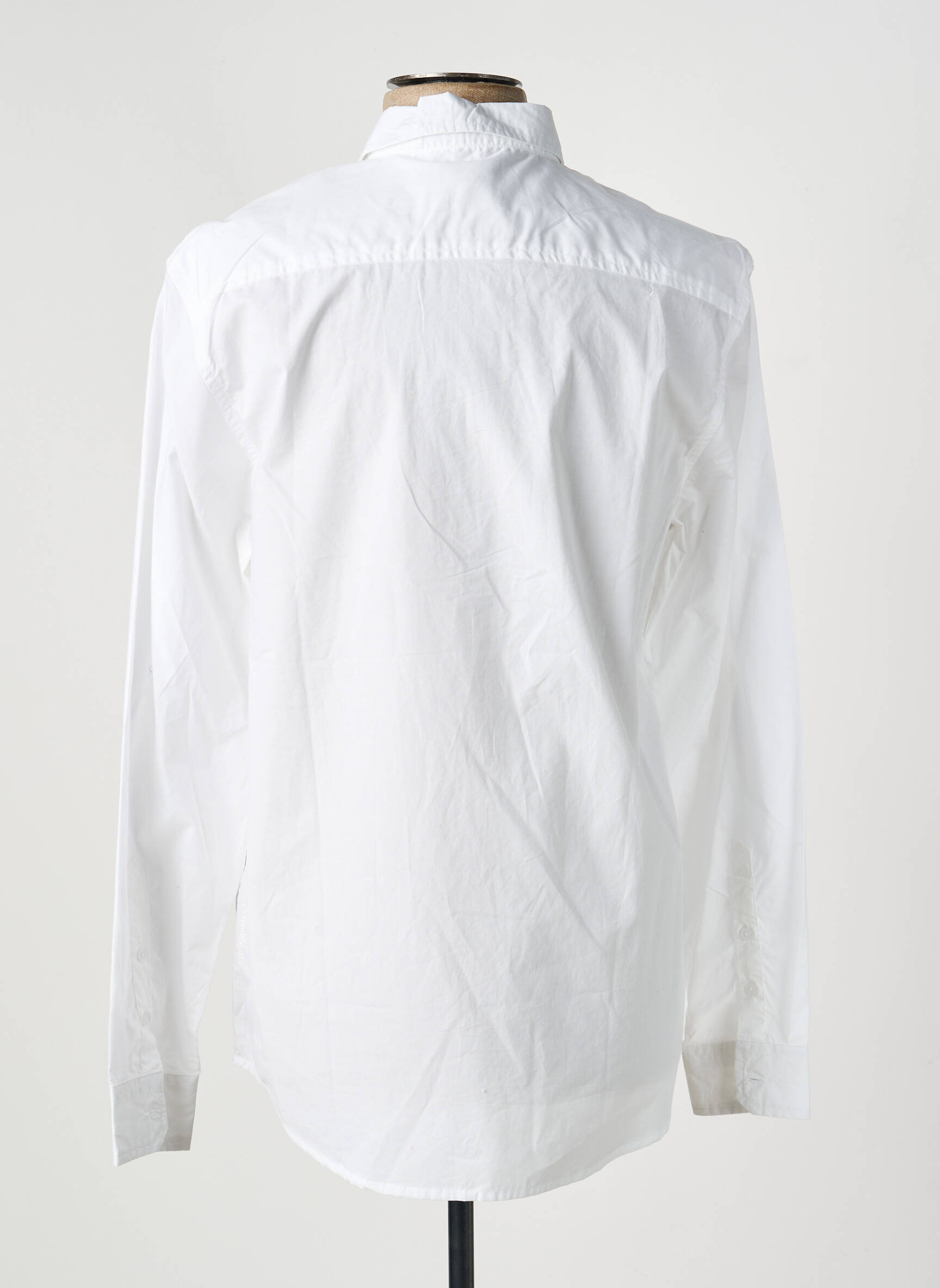 Chemise manches longues coupe droite blanc LEE COOPER homme