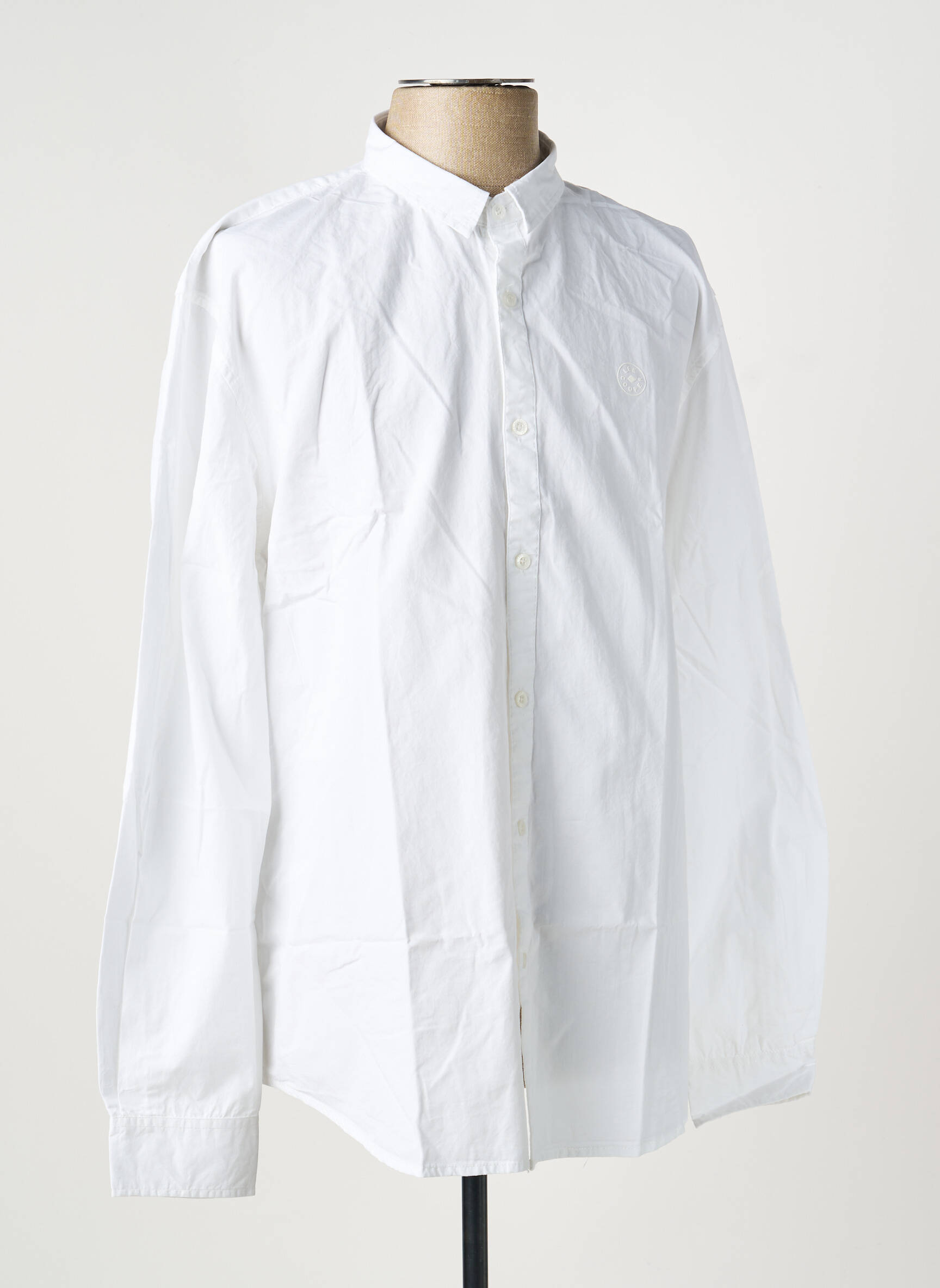 Chemise manches longues coupe droite blanc LEE COOPER homme