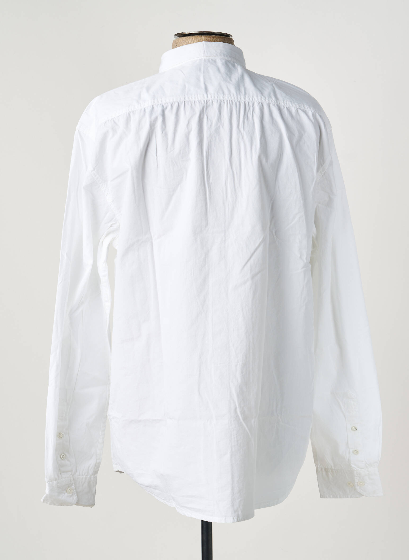 Chemise manches longues coupe droite blanc LEE COOPER homme