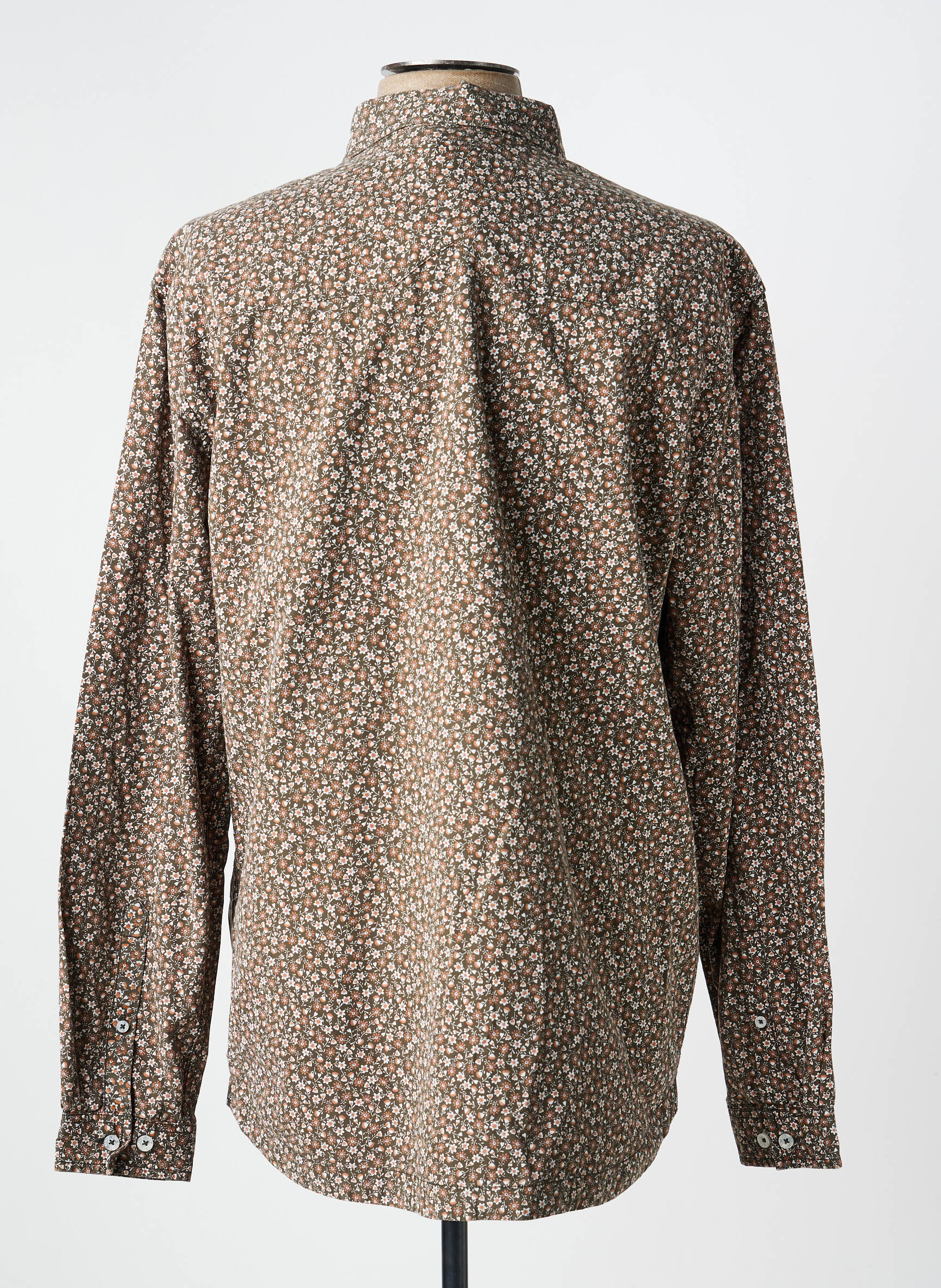 Chemise manches longues imprimé fantaisie vert LEE COOPER homme