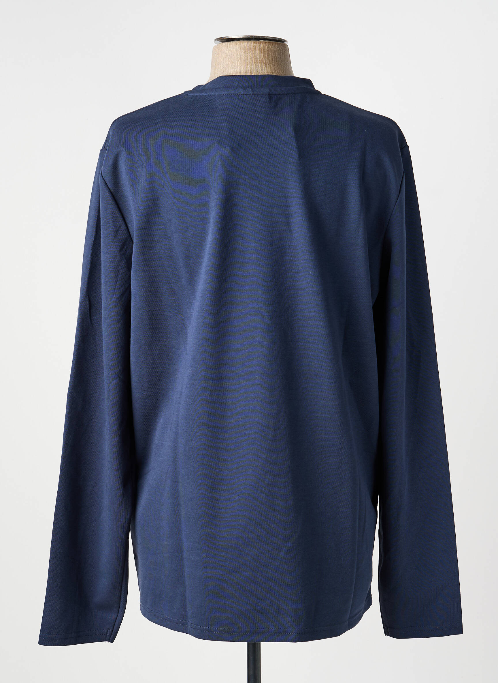 T-shirt stretch manches longues bleu LEE COOPER homme