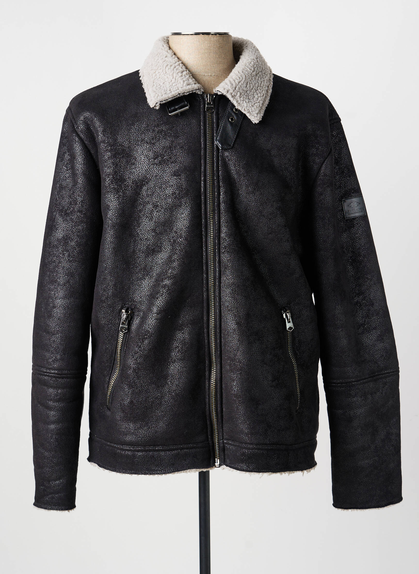 Blouson poches noir LEE COOPER homme