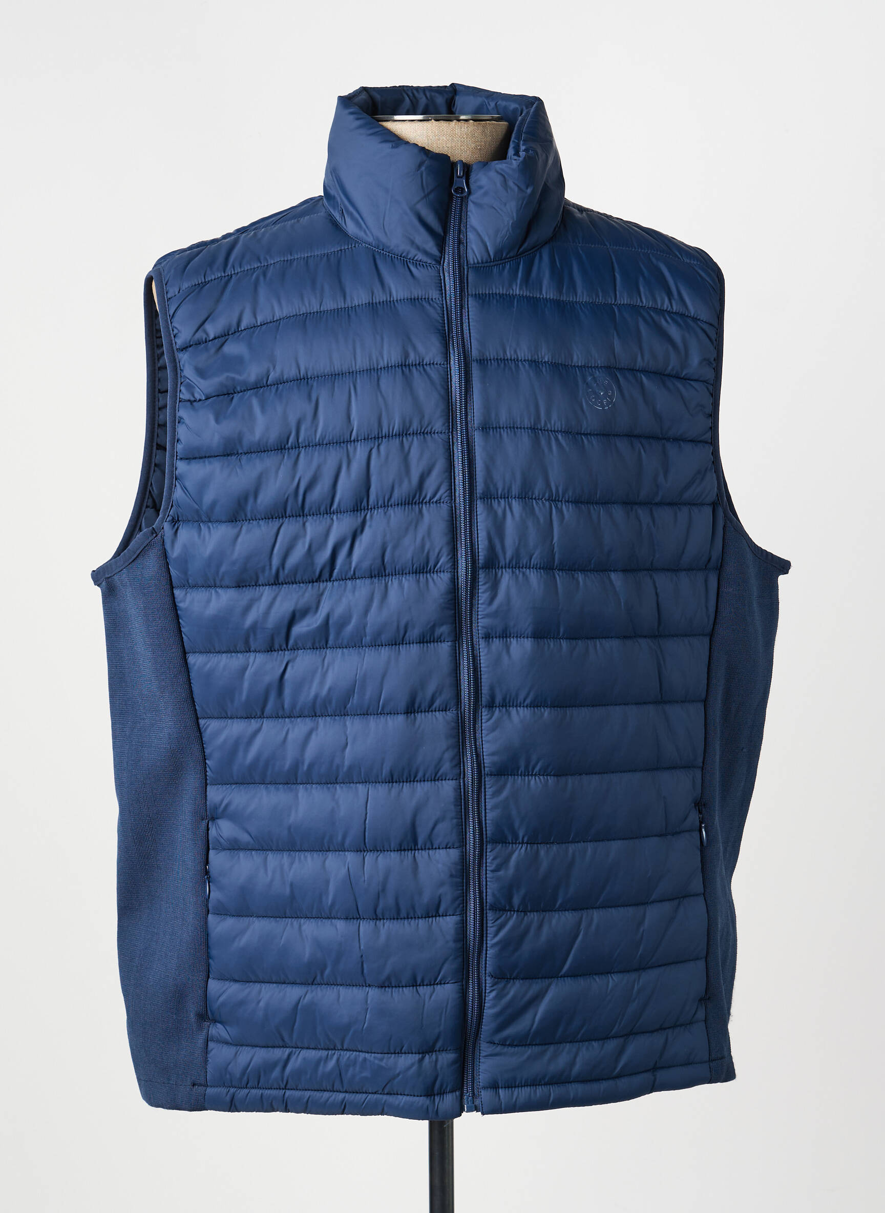 Doudoune poches sans capuche bleu LEE COOPER homme