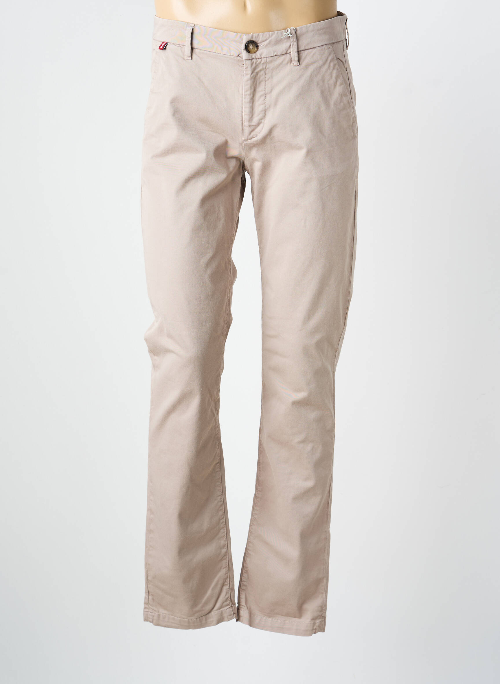 Pantalon chino poches beige LEE COOPER homme