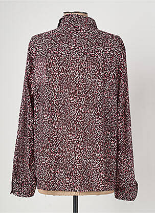 Chemisier tissage crêpe manches longues noir IKKS femme