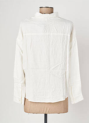 Chemisier tissage popeline manches longues blanc WAY (WAY ARE YOU) BY IKKS fille