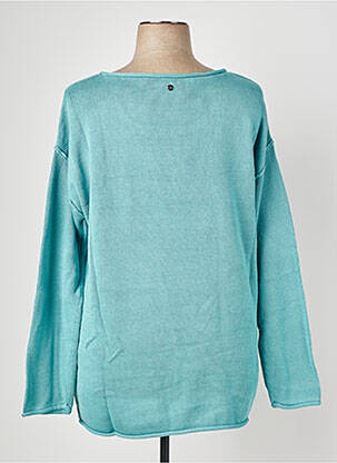 Pull coupe droite manches longues bleu SHEEGO femme