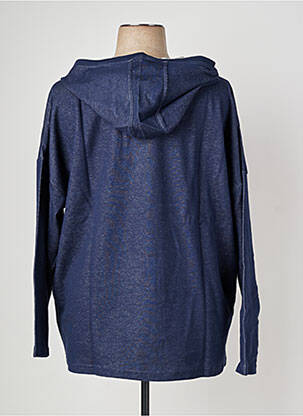 Pull coupe droite manches longues bleu SHEEGO femme
