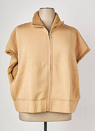 Veste casual poches beige SHEEGO femme