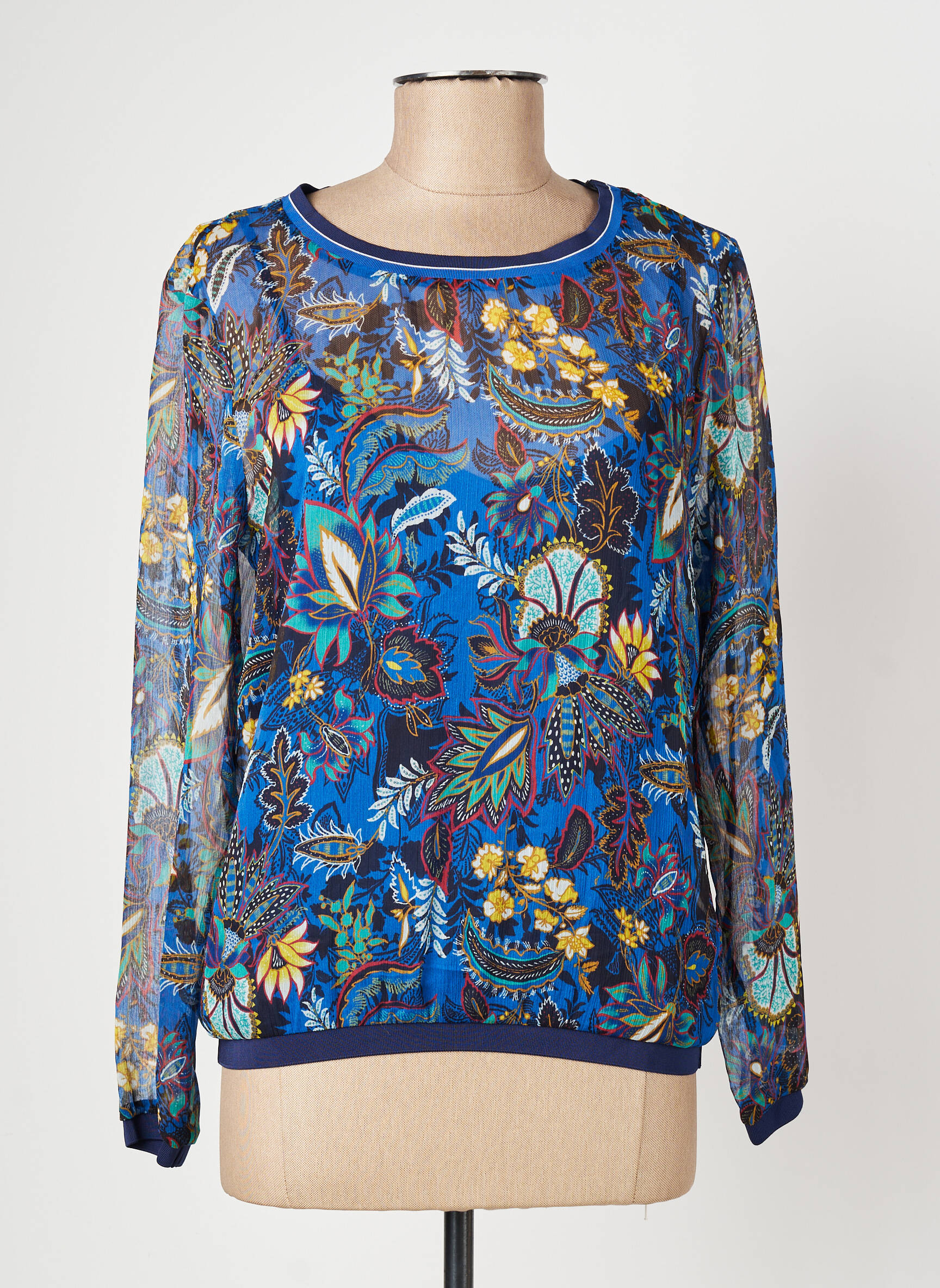 Top manches longues manches longues bleu ONE STEP femme