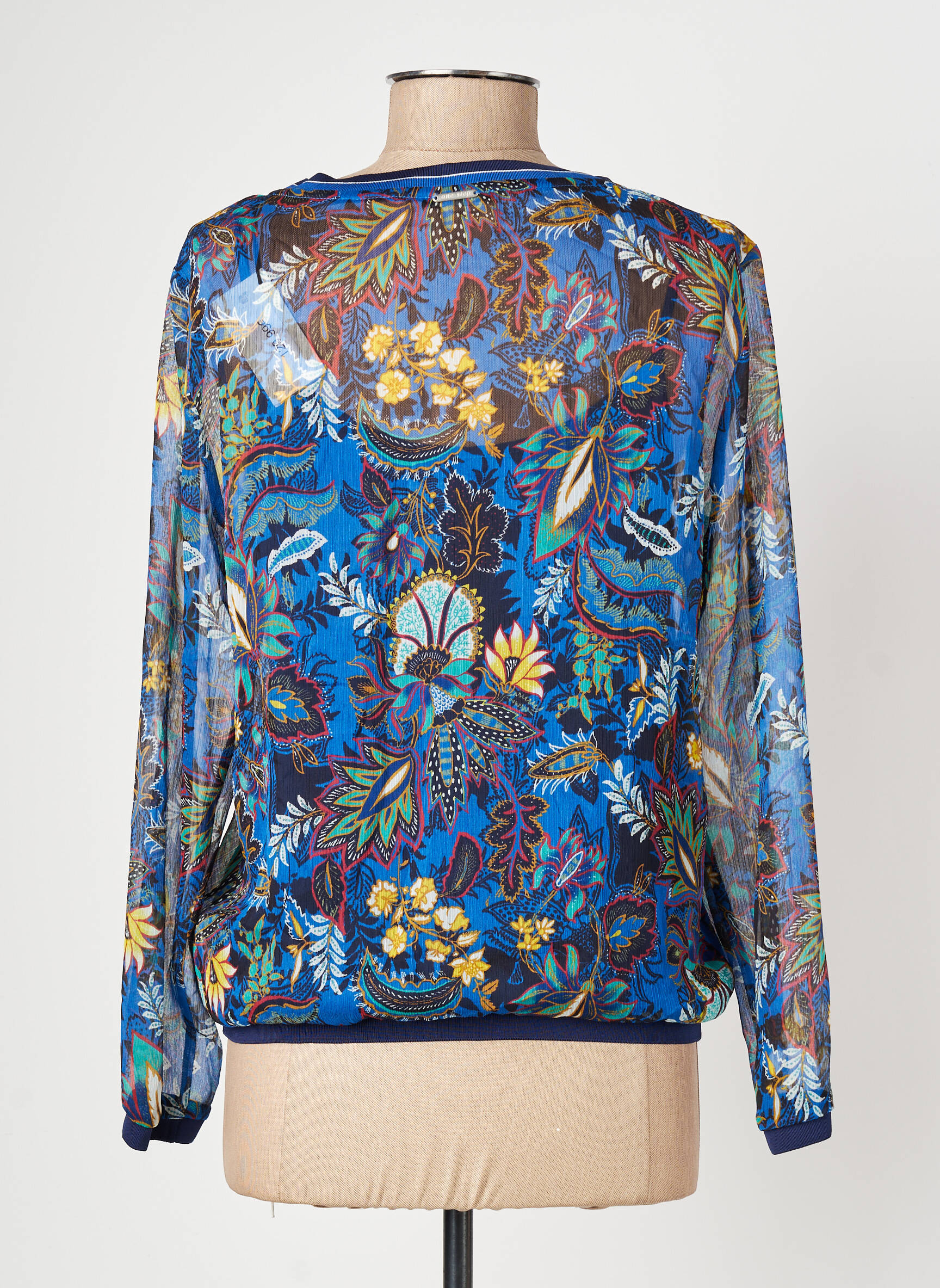 Top manches longues manches longues bleu ONE STEP femme