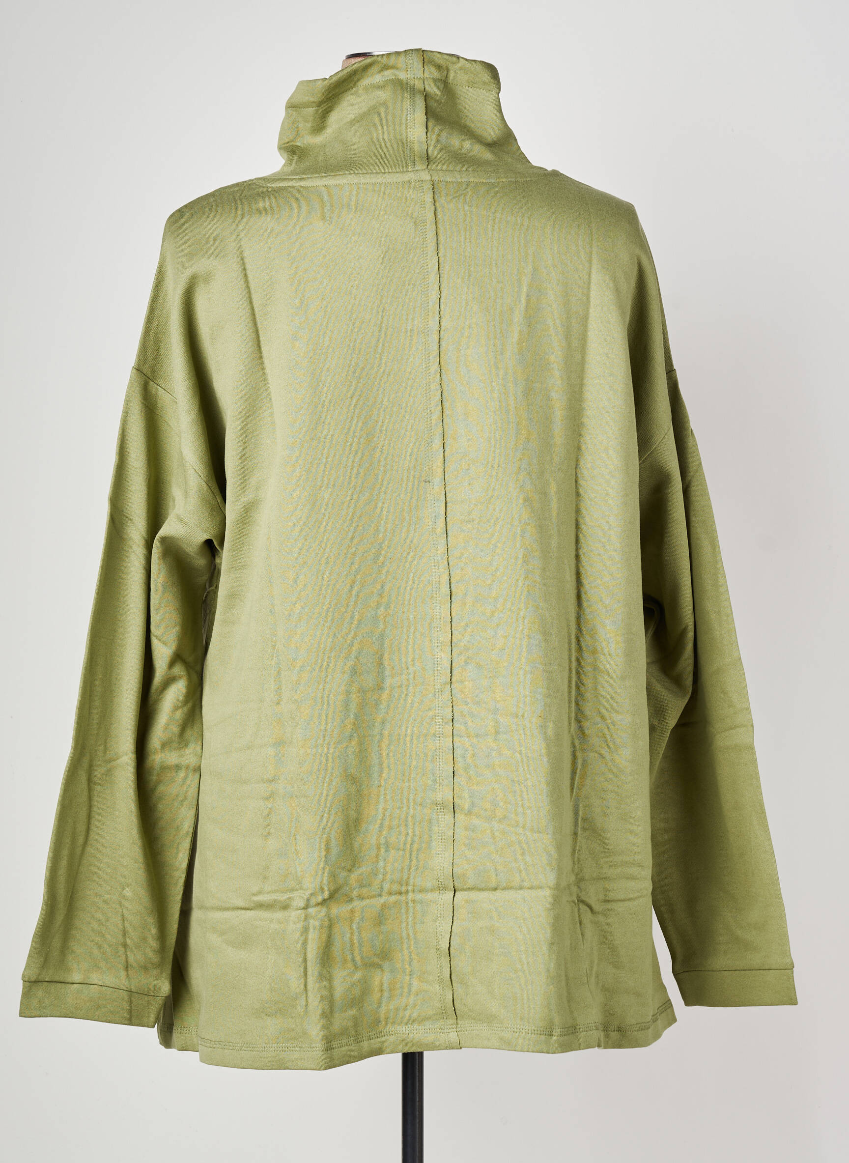 Sweat-shirt manches longues manches longues vert SHEEGO femme