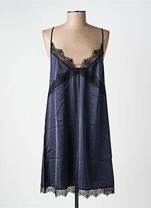 Nuisette/combinette col v noir VALEGE femme