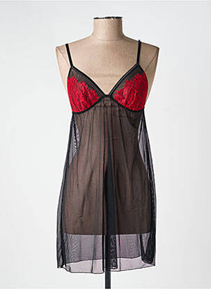 Nuisette/combinette broderie noir VALEGE femme