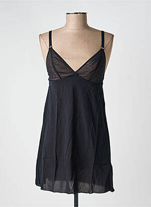 Nuisette/combinette manches bretelles ajustables noir SIMONE PERELE femme