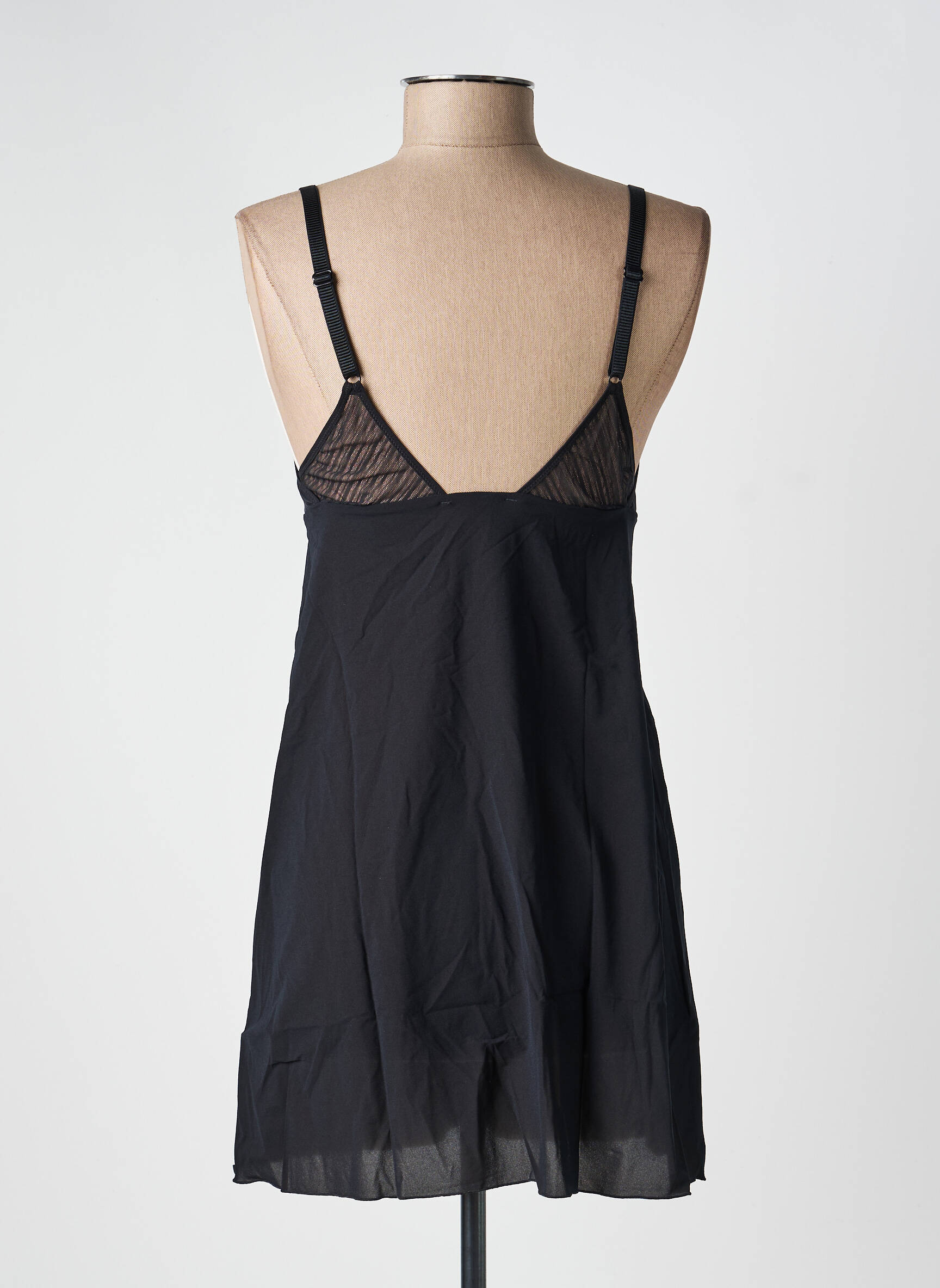 Nuisette/combinette manches bretelles ajustables noir SIMONE PERELE femme