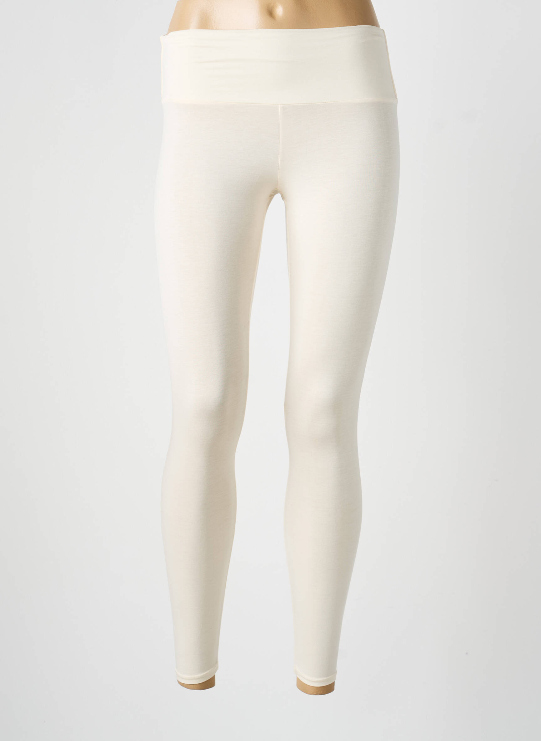 Legging taille élastique beige ETAM femme