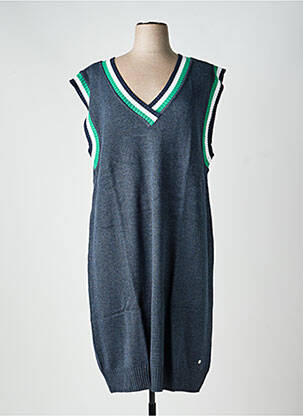 Robe mi-longue sans manche sans manche gris SHEEGO femme