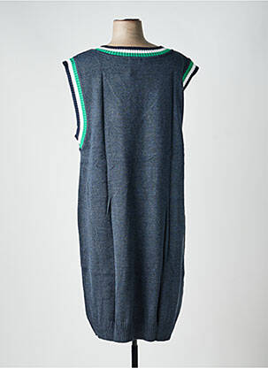 Robe mi-longue sans manche sans manche gris SHEEGO femme