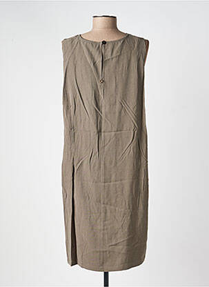 Robe mi-longue sans manche sans manche vert LE PETIT BAIGNEUR femme