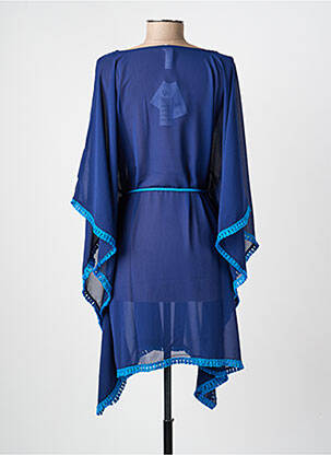 Robe de plage fermeture liens à nouer bleu SIMONE PERELE femme