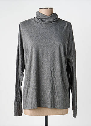 Sous-pull stretch manches longues gris PRINCESSE TAM-TAM femme