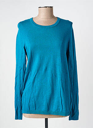 Pull stretch manches longues bleu ESPRIT femme