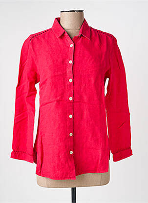Chemisier coupe cintrée manches longues rose ONE STEP femme