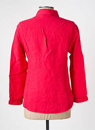 Chemisier coupe cintrée manches longues rose ONE STEP femme
