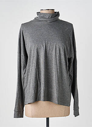 Sous-pull stretch manches longues gris PRINCESSE TAM-TAM femme