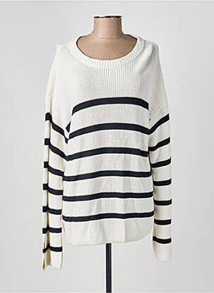 Pull stretch manches longues blanc ESPRIT femme