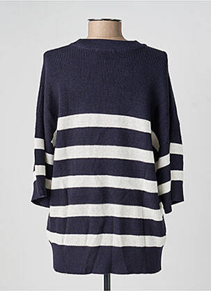 Pull stretch manches longues bleu ESPRIT femme