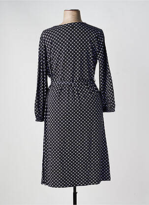 Robe longue manches longues manches longues noir SHEEGO femme