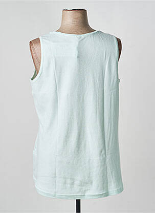 Débardeur stretch sans manche bleu SHEEGO femme