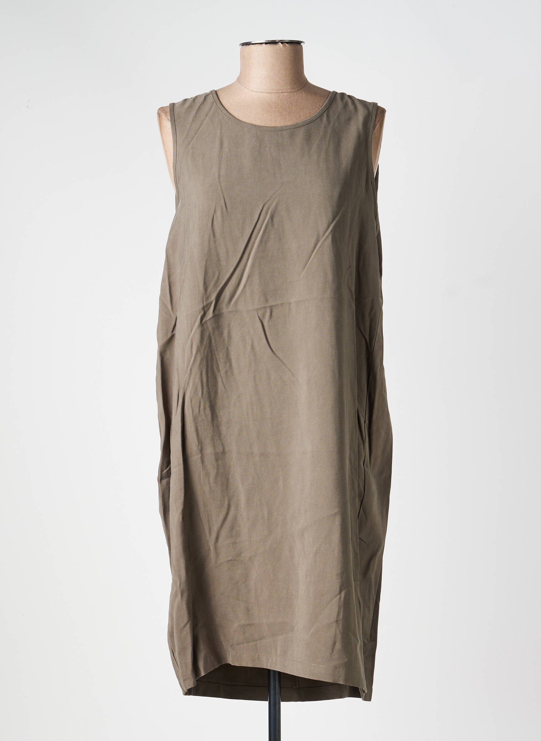 Robe mi-longue sans manche sans manche vert LE PETIT BAIGNEUR femme
