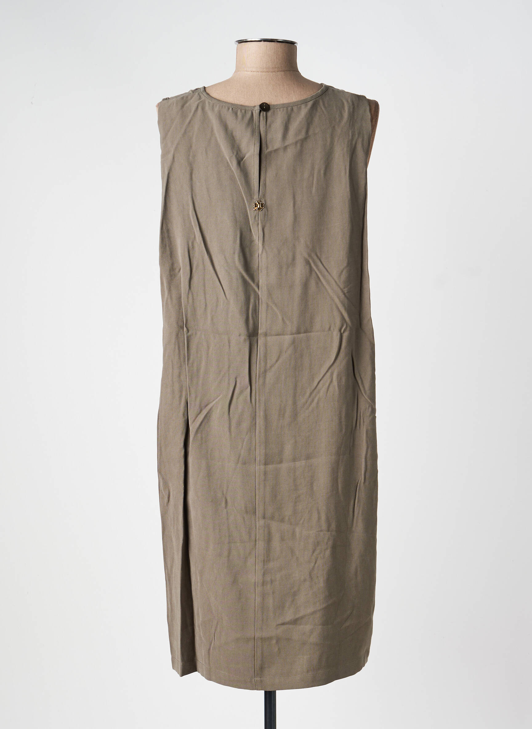 Robe mi-longue sans manche sans manche vert LE PETIT BAIGNEUR femme